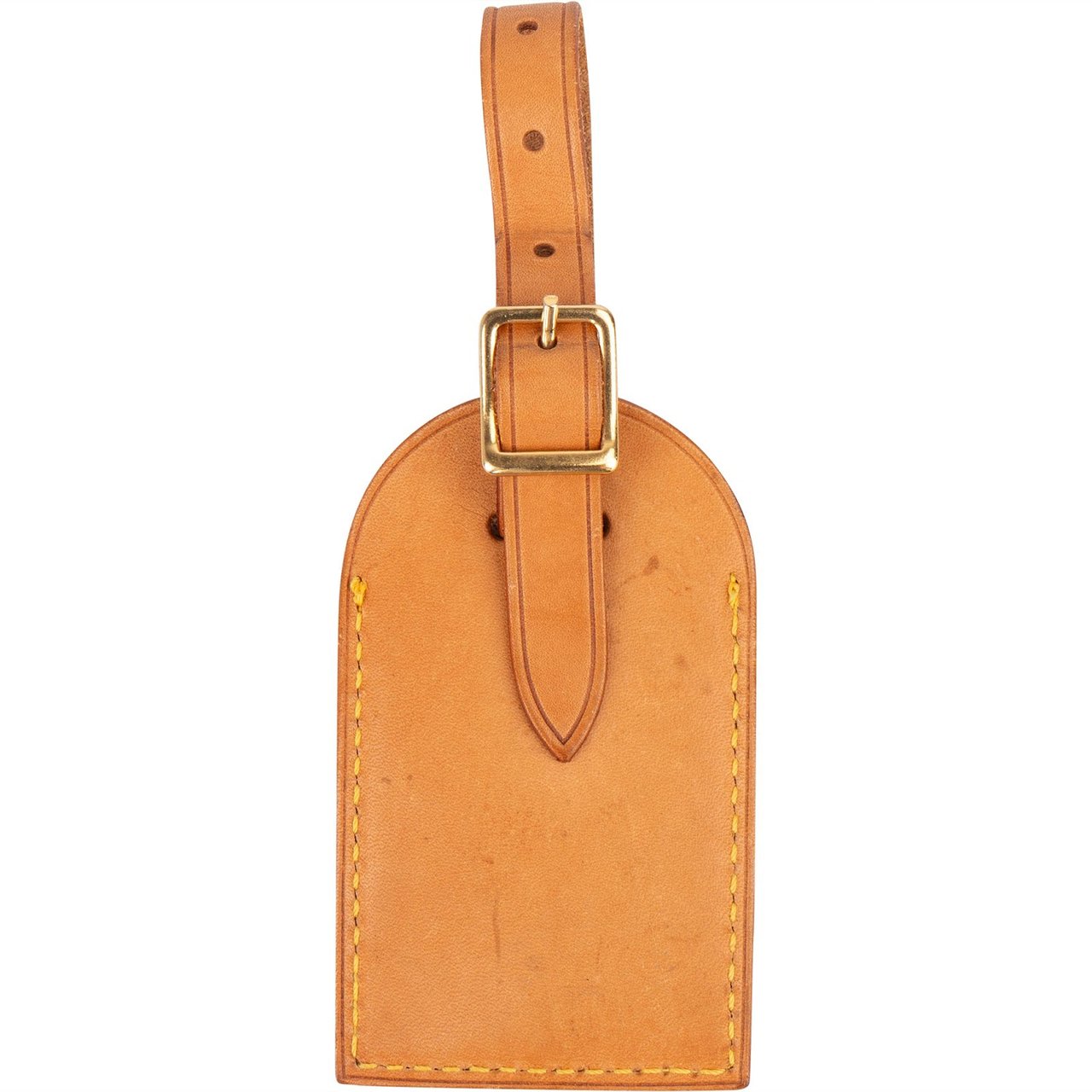 Louis Vuitton Louis Vuitton Vachetta Leather Luggage Tag Bruin