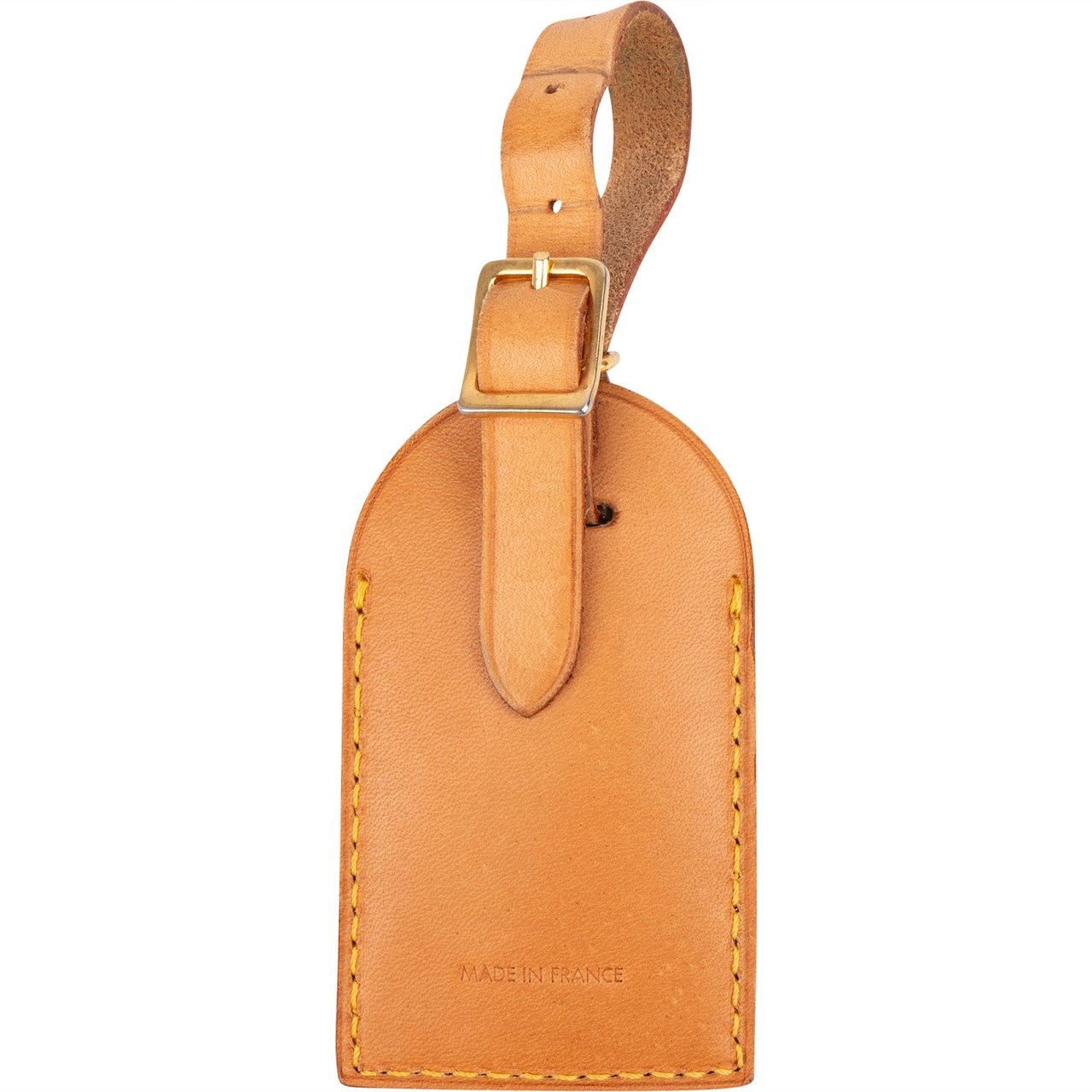 Louis Vuitton Louis Vuitton Vachetta Leather Luggage Tag Bruin