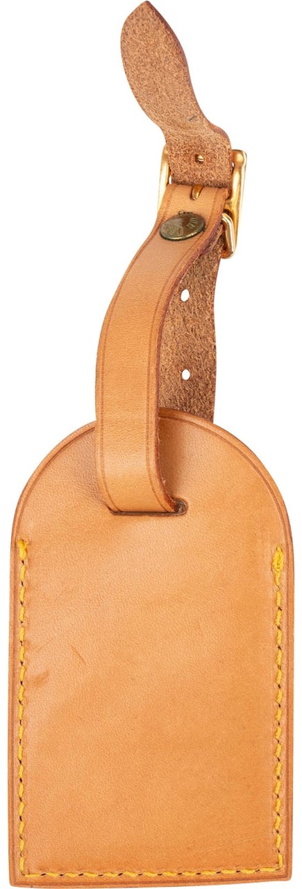 Louis Vuitton Louis Vuitton Vachetta Leather Luggage Tag Bruin