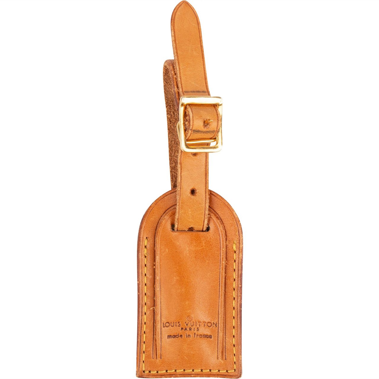 Louis Vuitton Louis Vuitton Vachetta Leather Luggage Tag Bruin