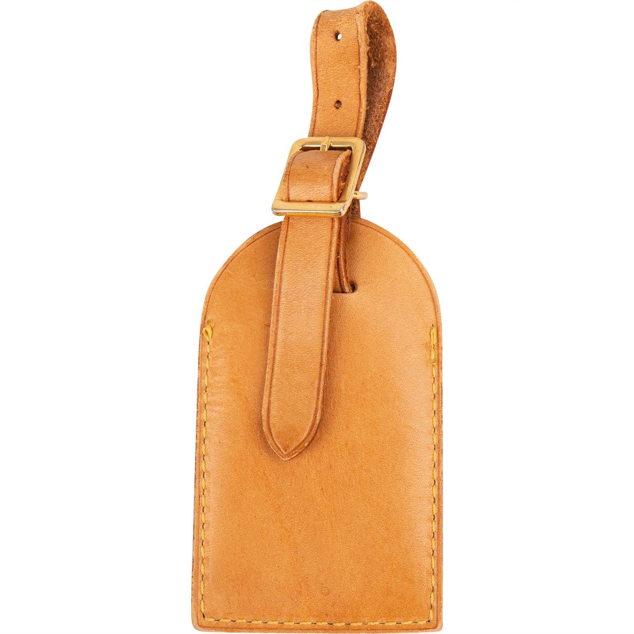 Louis Vuitton Louis Vuitton Vachetta Leather Luggage Tag Bruin