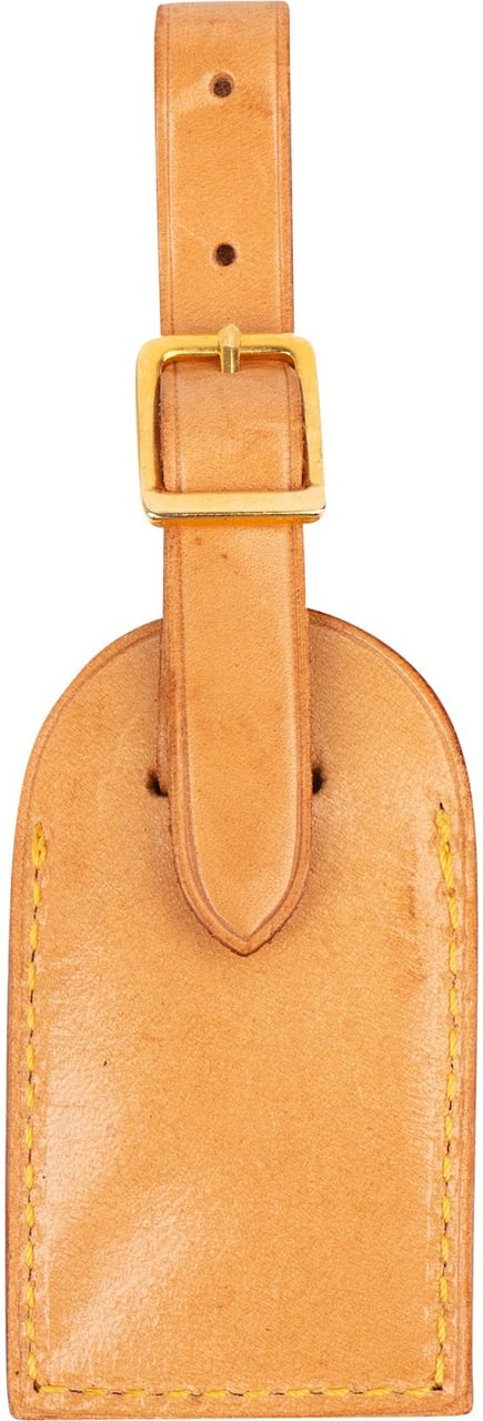 Louis Vuitton Louis Vuitton Vachetta Leather Luggage Tag Bruin