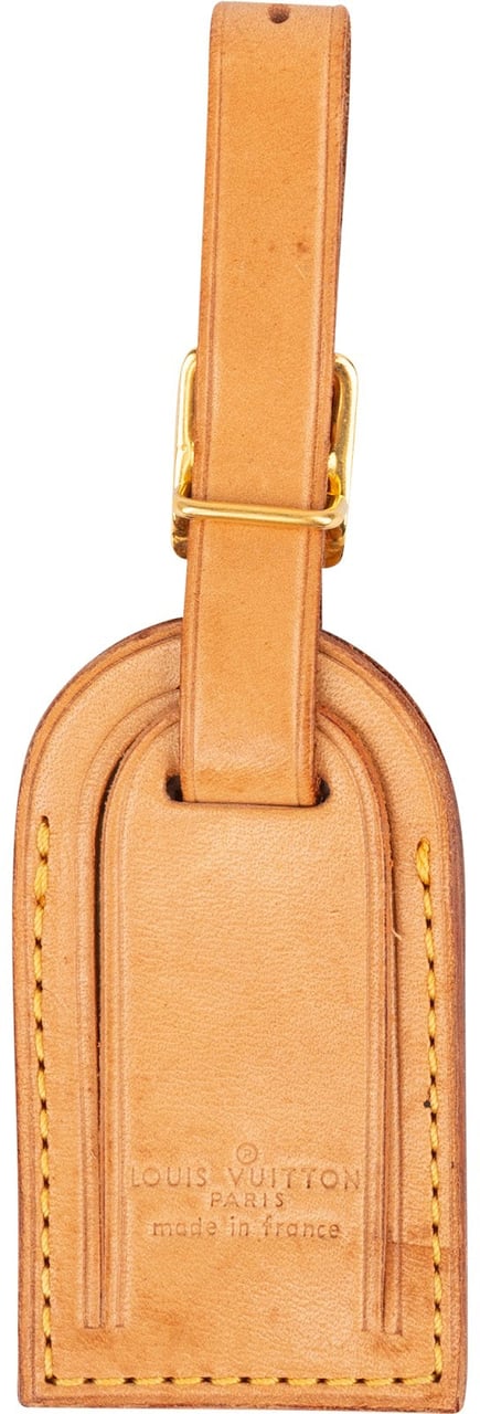 Louis Vuitton Louis Vuitton Vachetta Leather Luggage Tag Bruin