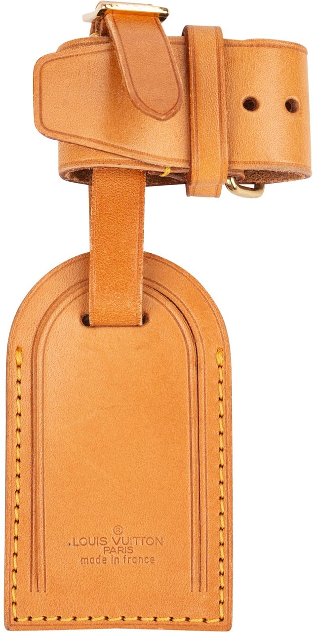 Louis Vuitton Louis Vuitton Vachetta Leather Luggage Tag Set Bruin