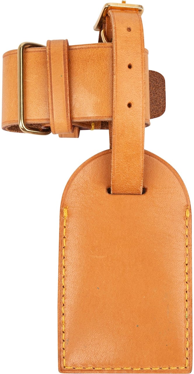 Louis Vuitton Louis Vuitton Vachetta Leather Luggage Tag Set Bruin