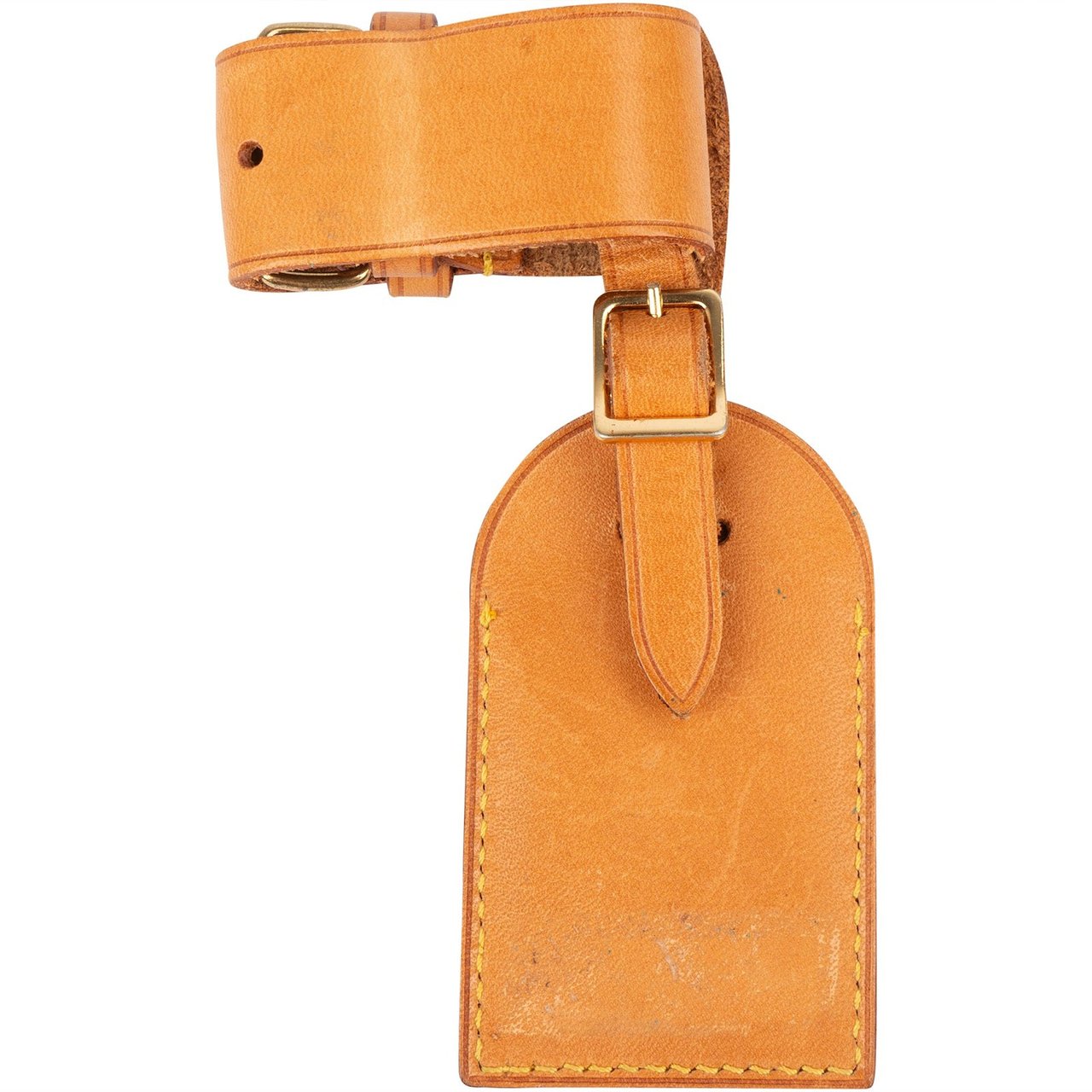 Louis Vuitton Louis Vuitton Vachetta Leather Luggage Tag Set Bruin