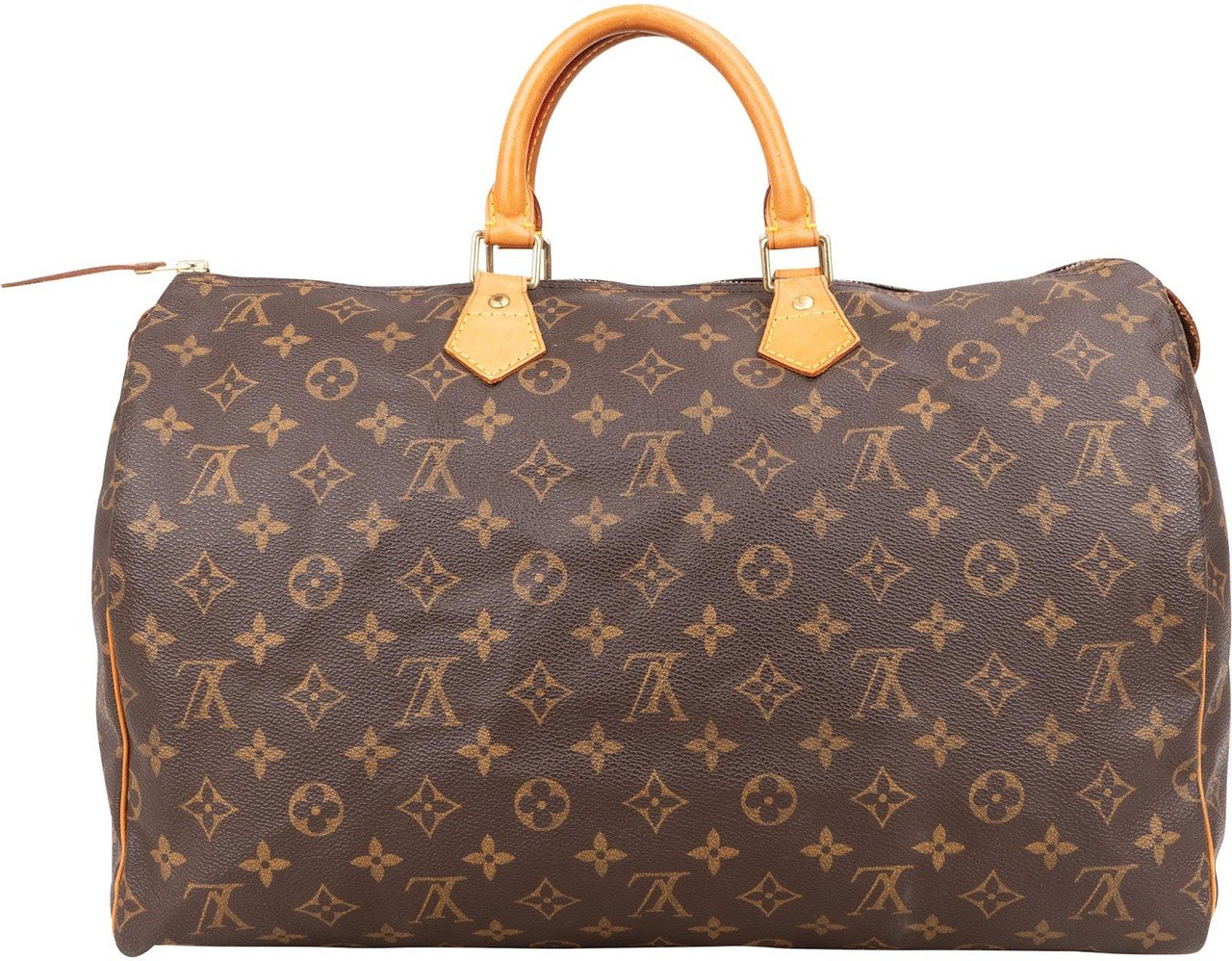 Louis Vuitton Louis Vuitton Monogram Canvas Speedy 40 Handbag Bruin