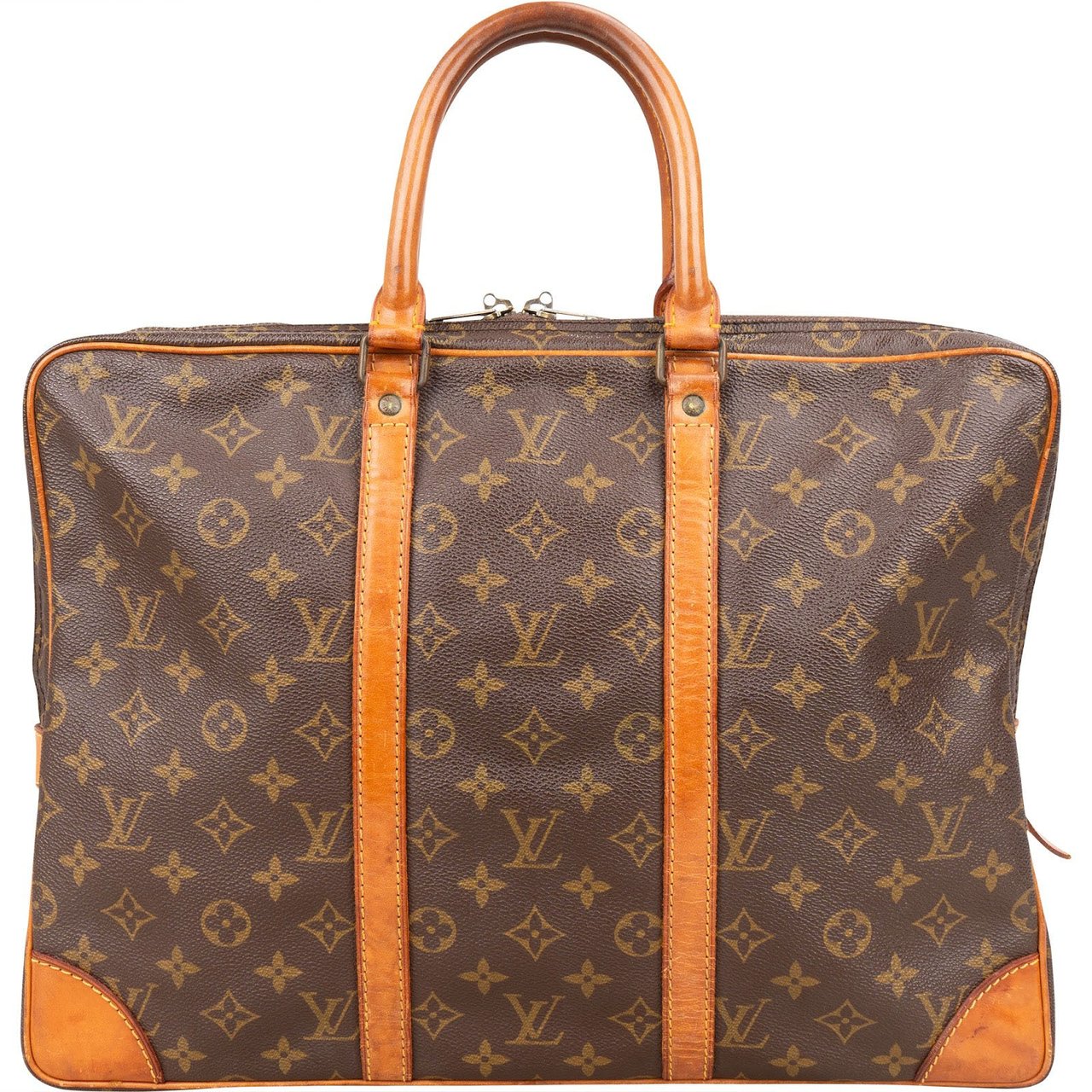Louis Vuitton Louis Vuitton Monogram Canvas Porte-Documents Voyage Handbag Bruin
