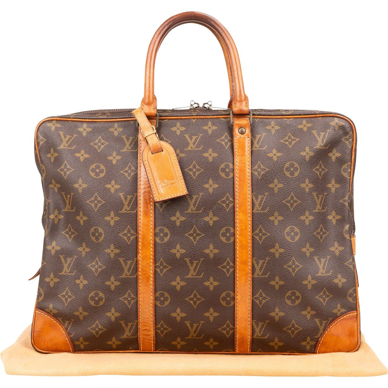 Louis Vuitton Louis Vuitton Monogram Canvas Porte-Documents Voyage Handbag Bruin