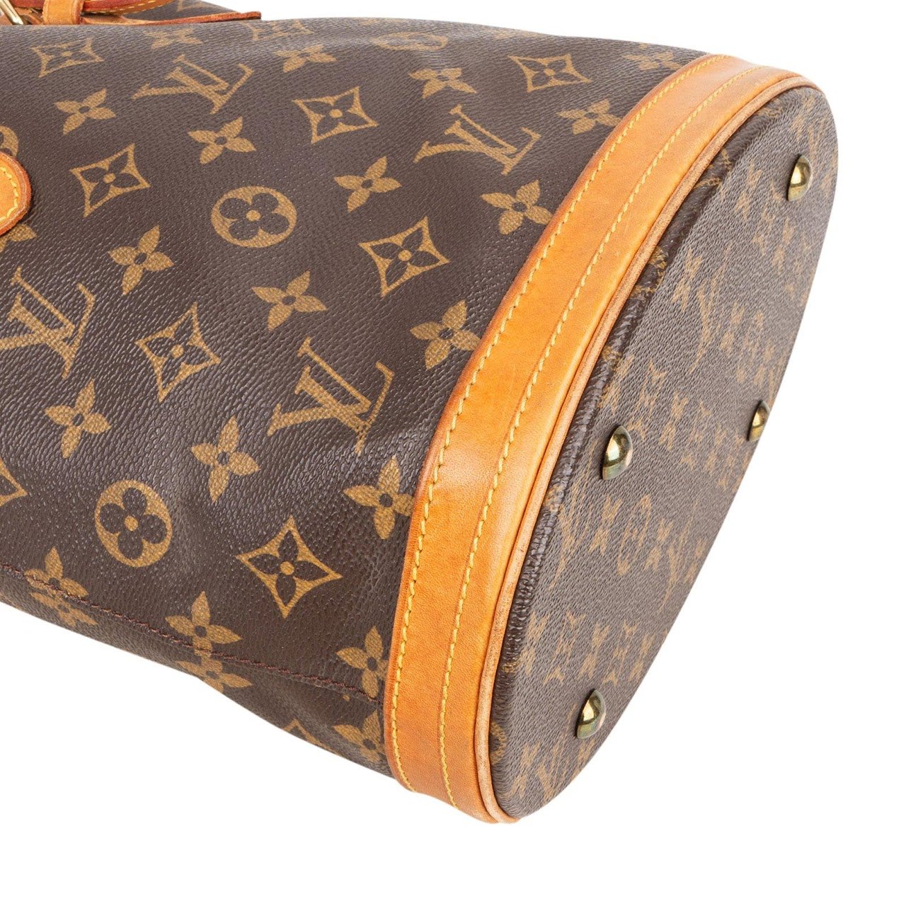 Louis Vuitton Louis Vuitton Monogram Canvas Petit Bucket PM Shoulder Bag Bruin