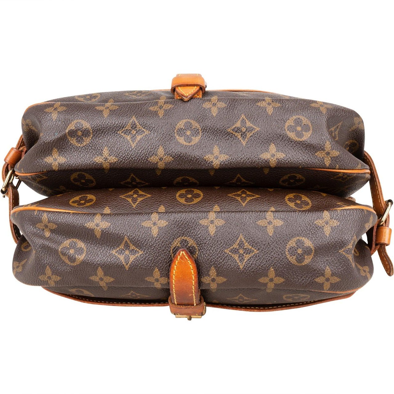 Louis Vuitton Louis Vuitton Monogram Canvas Saumur 30 Crossbody Bag Bruin