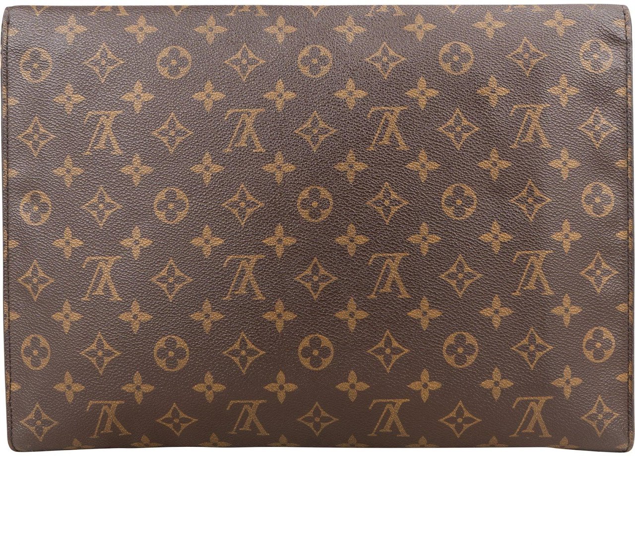 Louis Vuitton Louis Vuitton Monogram Canvas Porte Documents Laptop Clutch Bruin