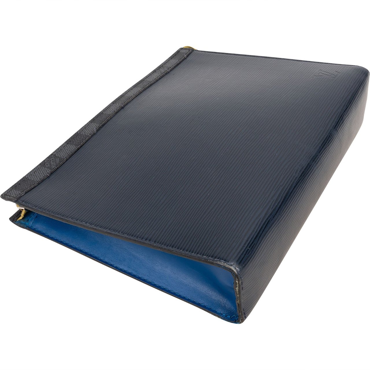 Louis Vuitton Louis Vuitton Damier Graphit Monogram and Epi Leather Voyage Pouch Navy