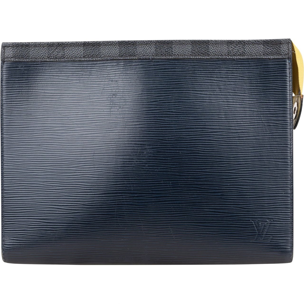 Louis Vuitton Louis Vuitton Damier Graphit Monogram and Epi Leather Voyage Pouch Navy