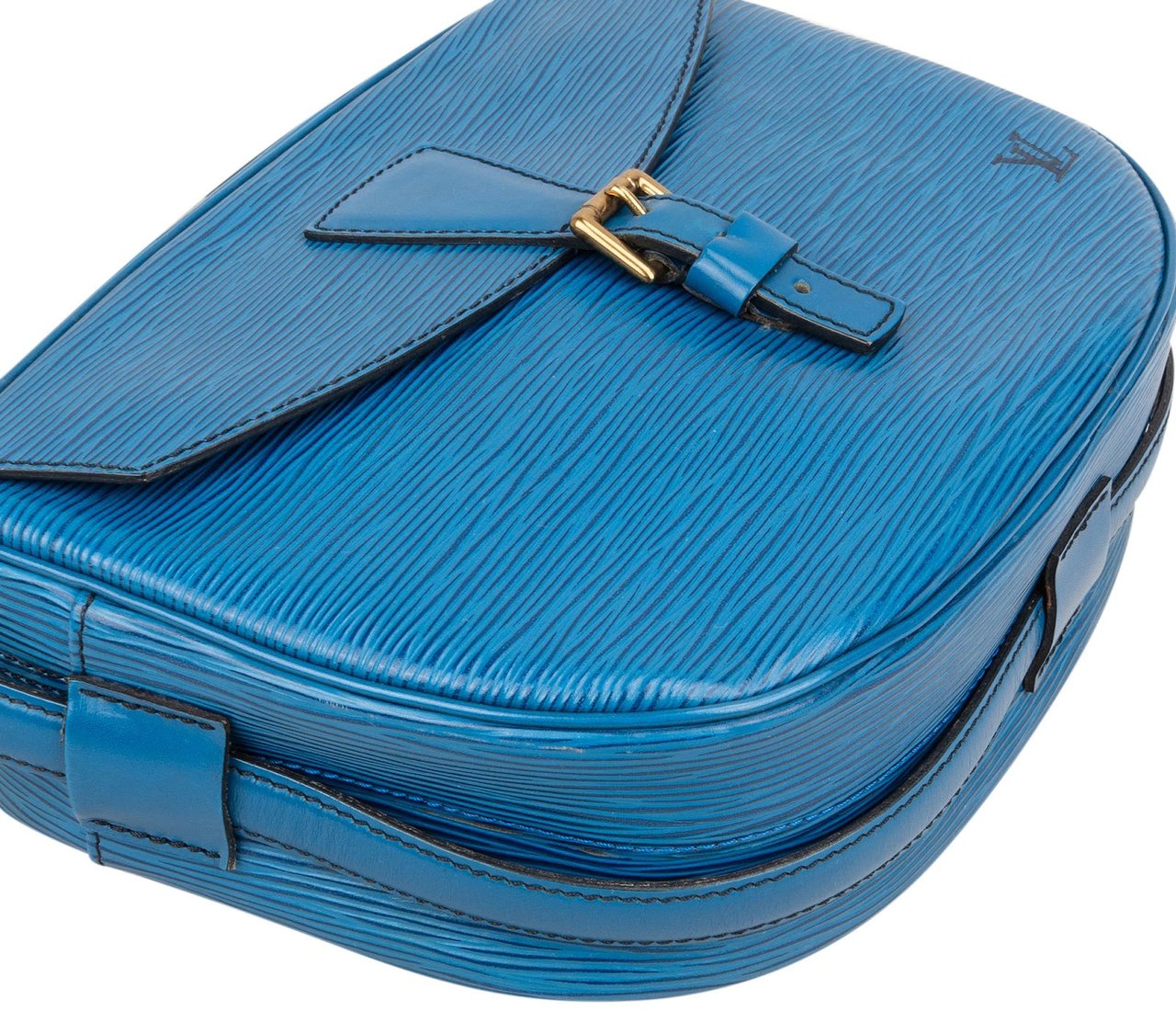 Louis Vuitton Louis Vuitton Blue Epi Leather Saint Cloud GM Crossbody Bag Blauw