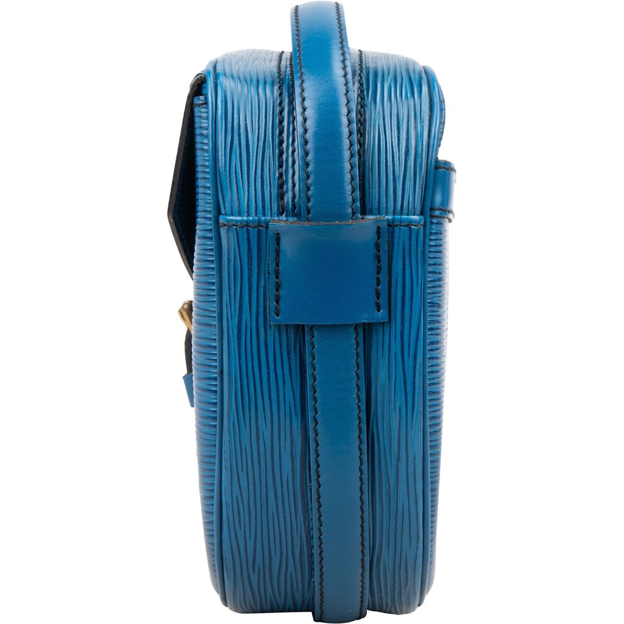 Louis Vuitton Louis Vuitton Blue Epi Leather Saint Cloud GM Crossbody Bag Blauw