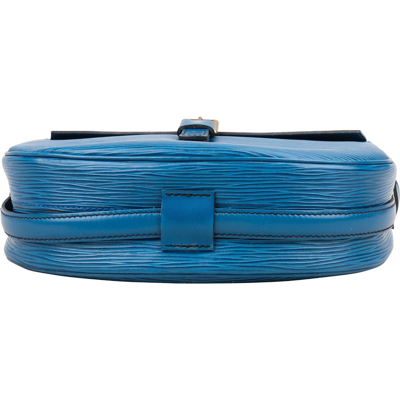 Louis Vuitton Louis Vuitton Blue Epi Leather Saint Cloud GM Crossbody Bag Blauw