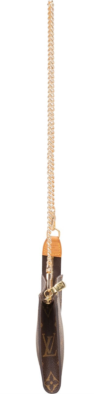 Louis Vuitton Louis Vuitton Monogram Canvas Bucket Pochette Accessoires Shoulder Bag Bruin