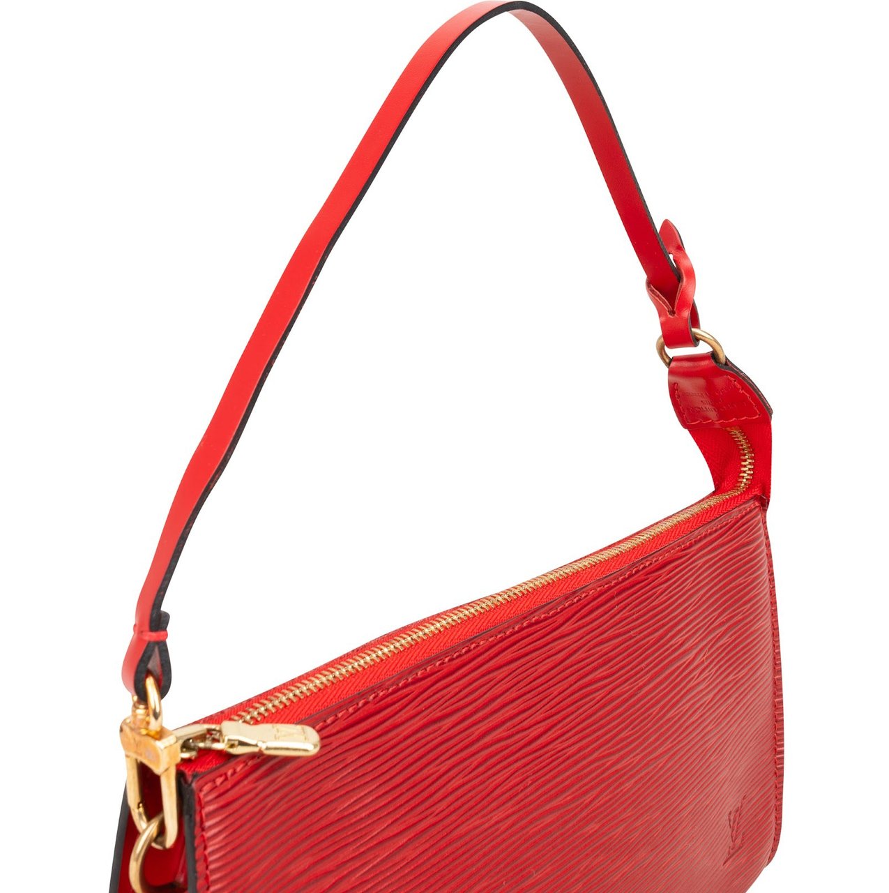 Louis Vuitton Louis Vuitton Red Epi Leather Pochette Accessoires Handbag Rood