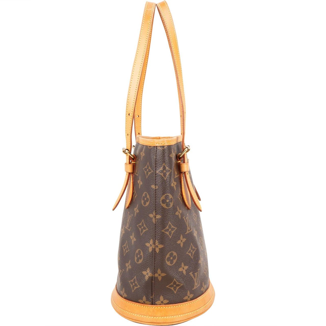 Louis Vuitton Louis Vuitton Monogram Canvas Bucket PM Shoulder Bag Bruin