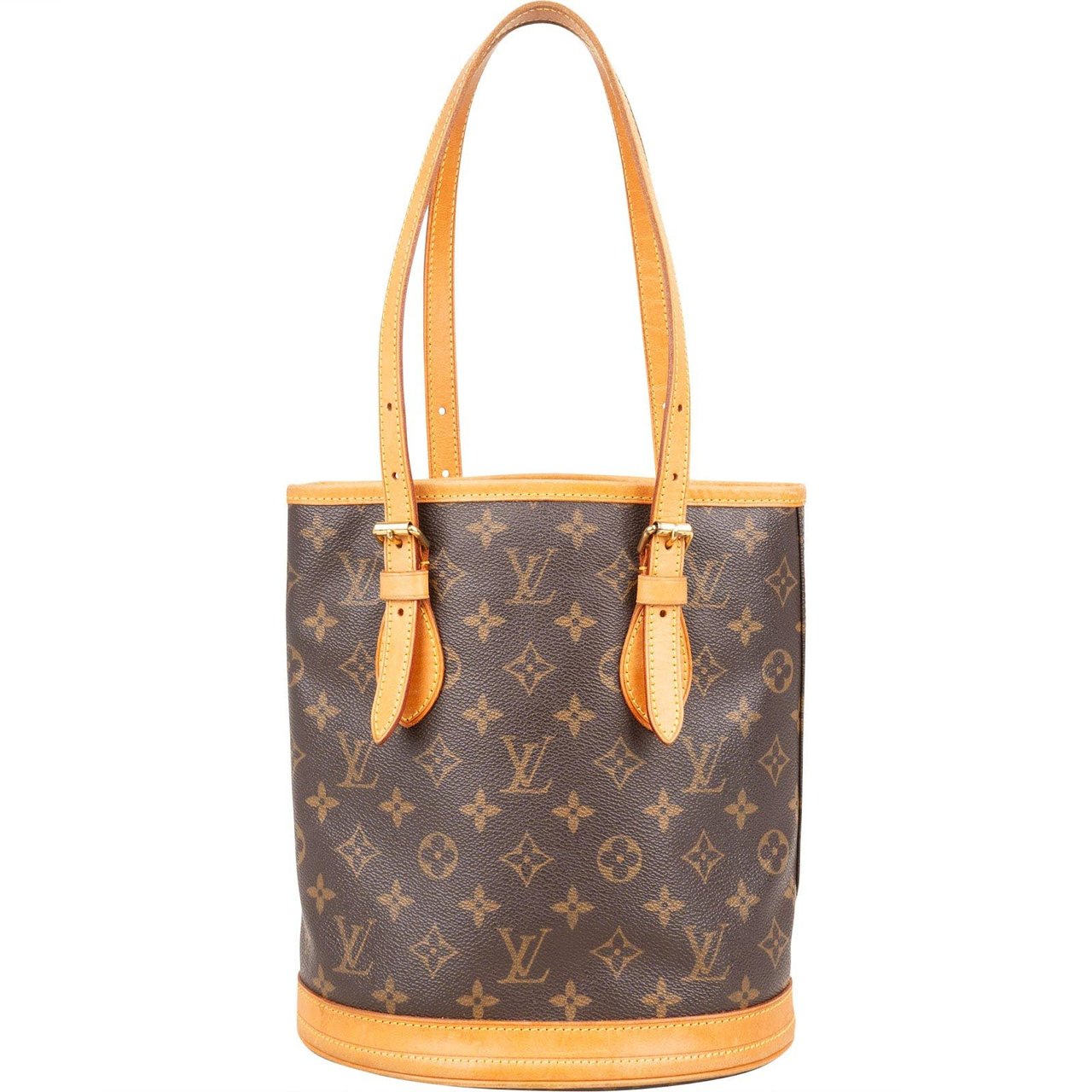 Louis Vuitton Louis Vuitton Monogram Canvas Bucket PM Shoulder Bag Bruin