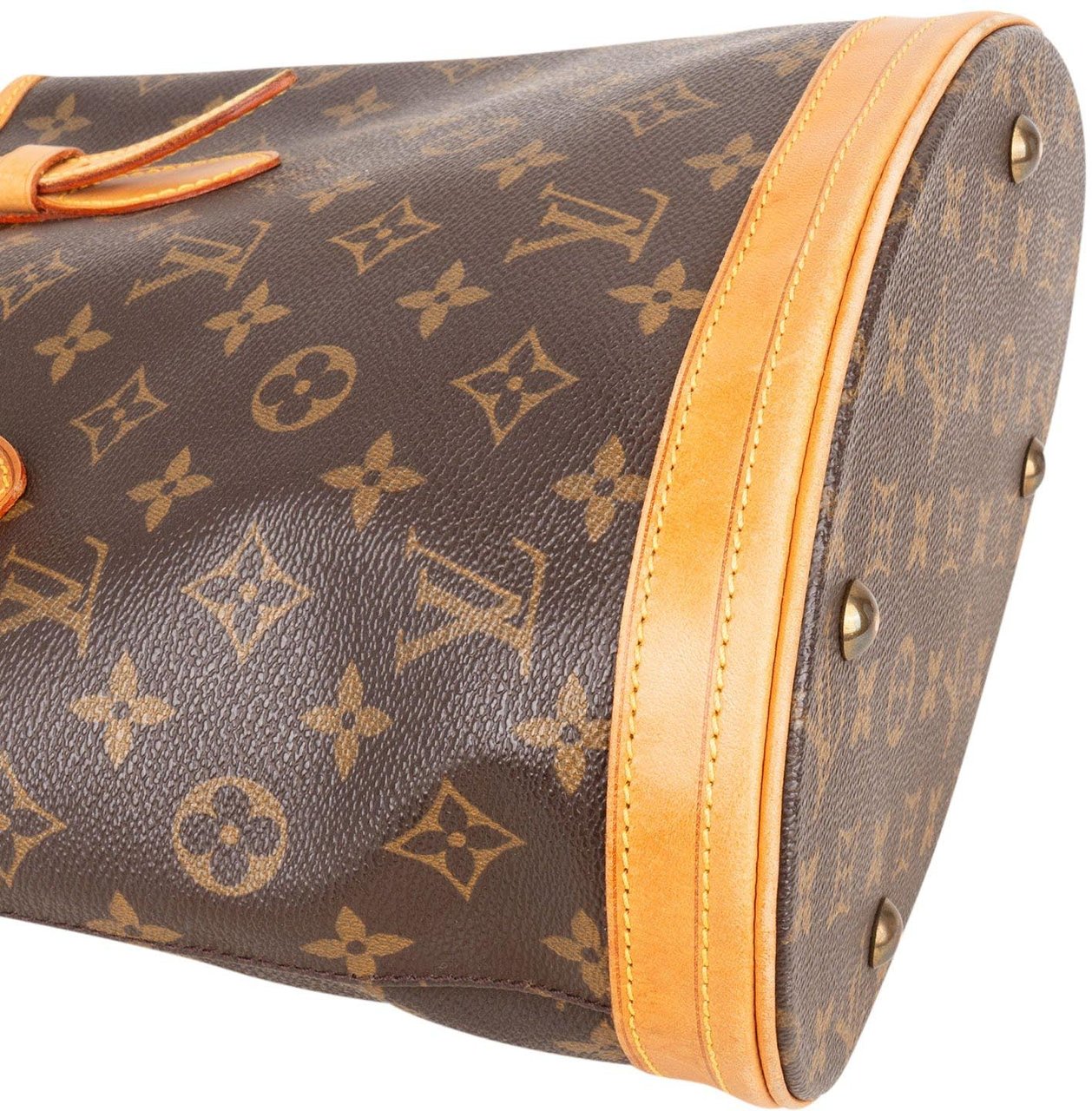 Louis Vuitton Louis Vuitton Monogram Canvas Bucket PM Shoulder Bag Bruin
