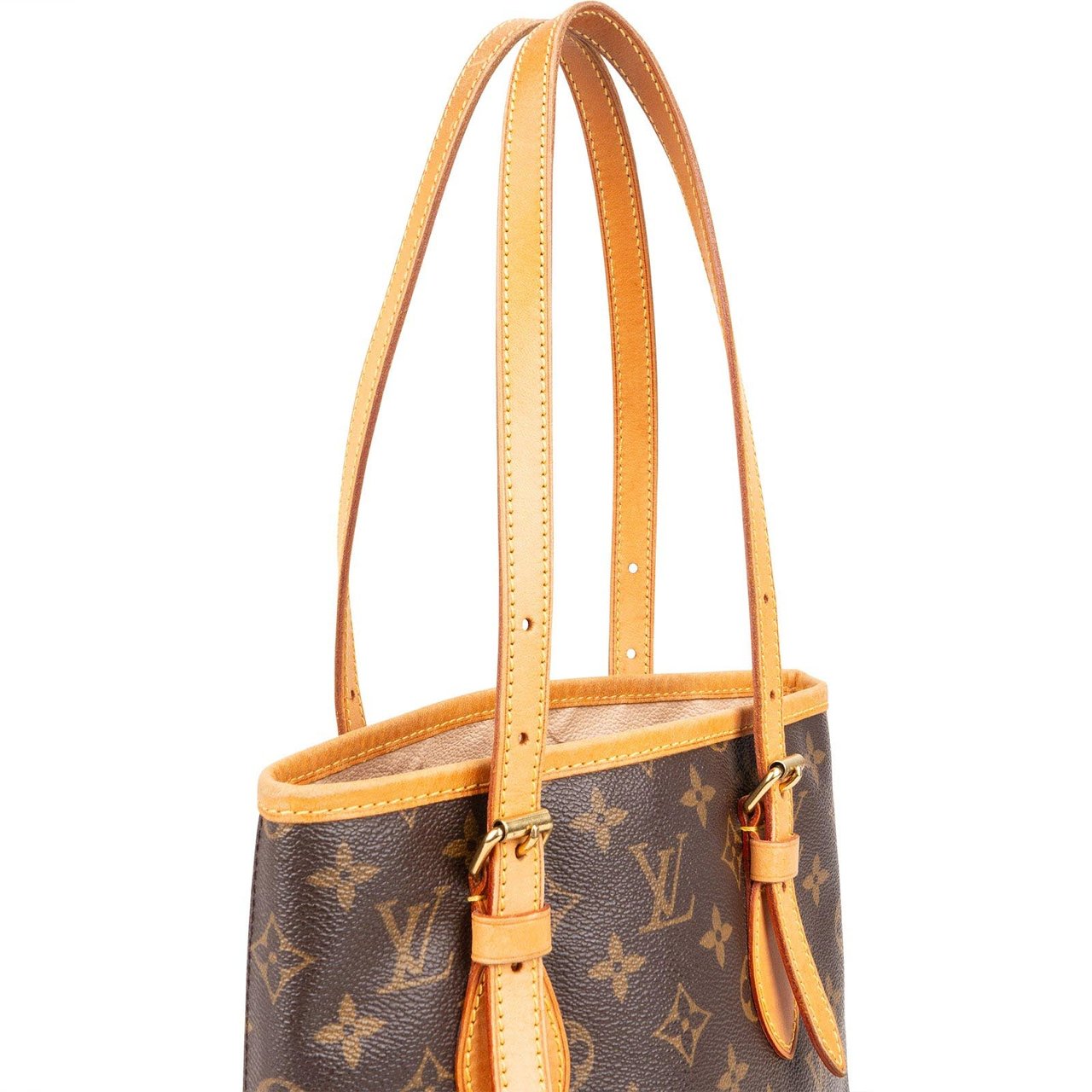 Louis Vuitton Louis Vuitton Monogram Canvas Bucket PM Shoulder Bag Bruin