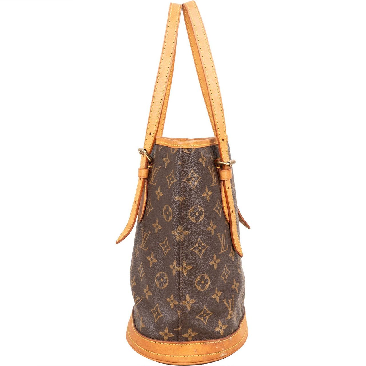 Louis Vuitton Louis Vuitton Monogram Canvas Bucket PM Shoulder Bag Bruin