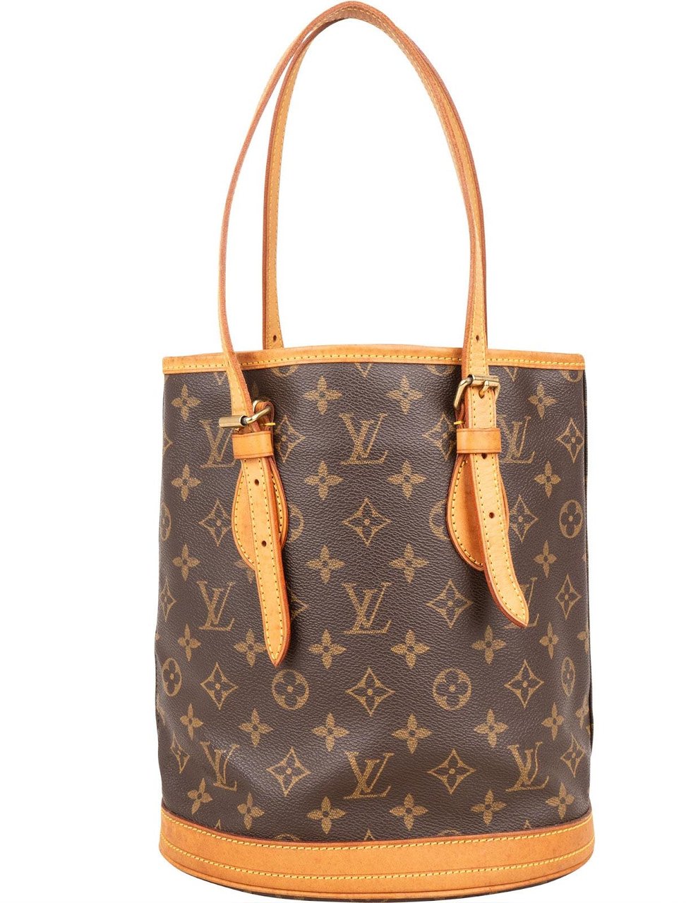Louis Vuitton Louis Vuitton Monogram Canvas Bucket PM Shoulder Bag Bruin