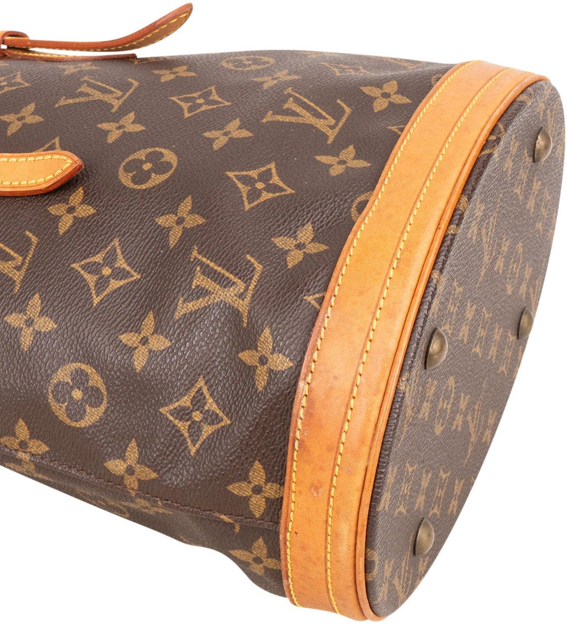 Louis Vuitton Louis Vuitton Monogram Canvas Bucket PM Shoulder Bag Bruin