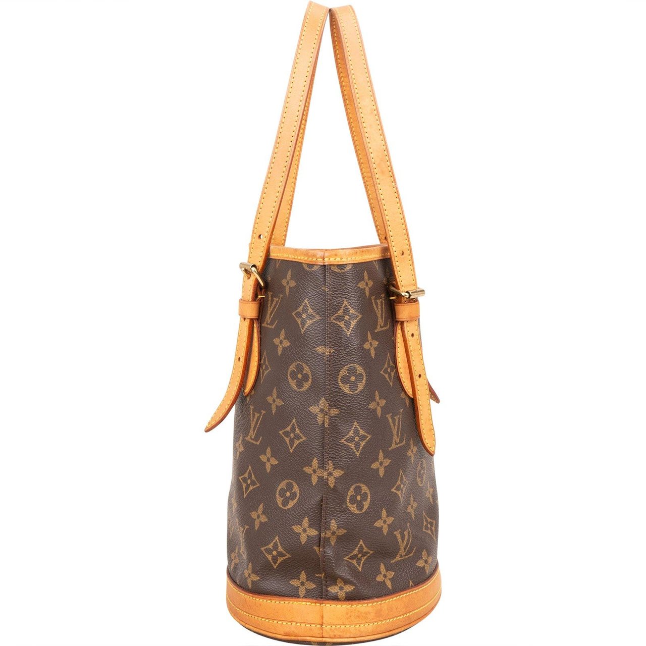 Louis Vuitton Louis Vuitton Monogram Canvas Bucket PM Shoulder Bag Bruin