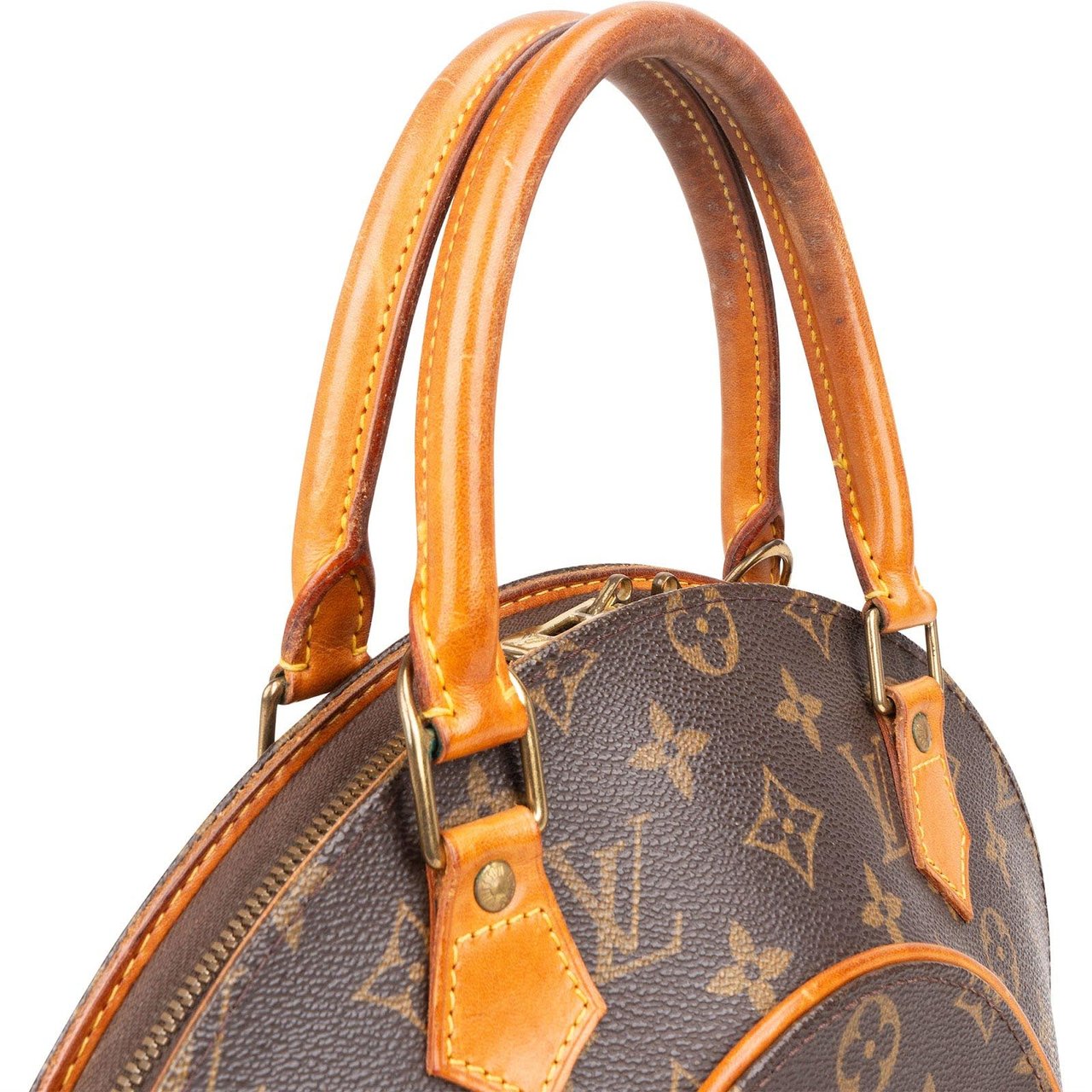 Louis Vuitton Louis Vuitton Monogram Canvas Ellipse PM Handbag Bruin