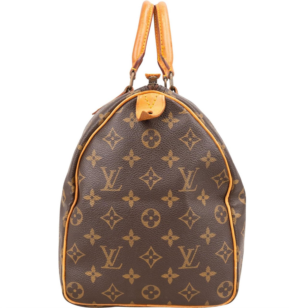 Louis Vuitton Louis Vuitton Monogram Canvas Speedy 35 Handbag Bruin