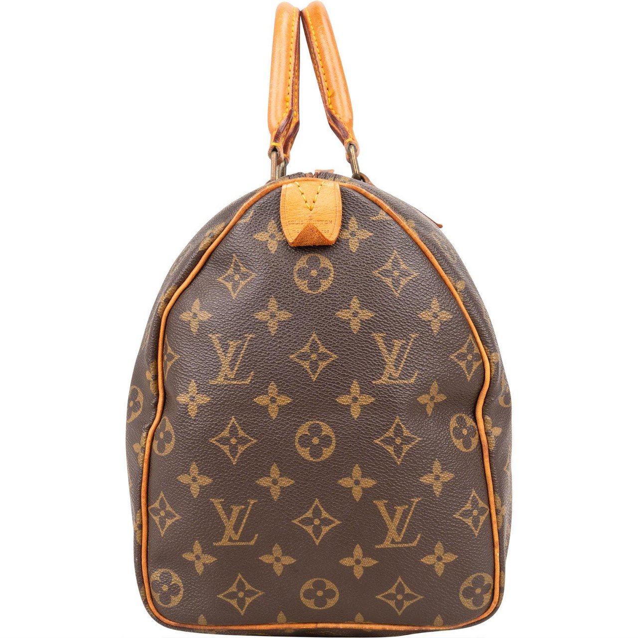 Louis Vuitton Louis Vuitton Monogram Canvas Speedy 35 Handbag Bruin