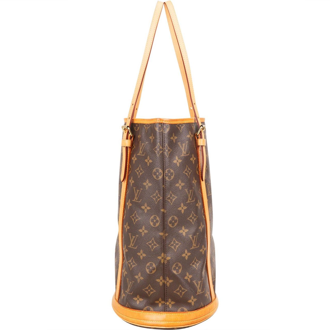 Louis Vuitton Louis Vuitton Monogram Canvas Bucket GM Shoulder Bag Bruin