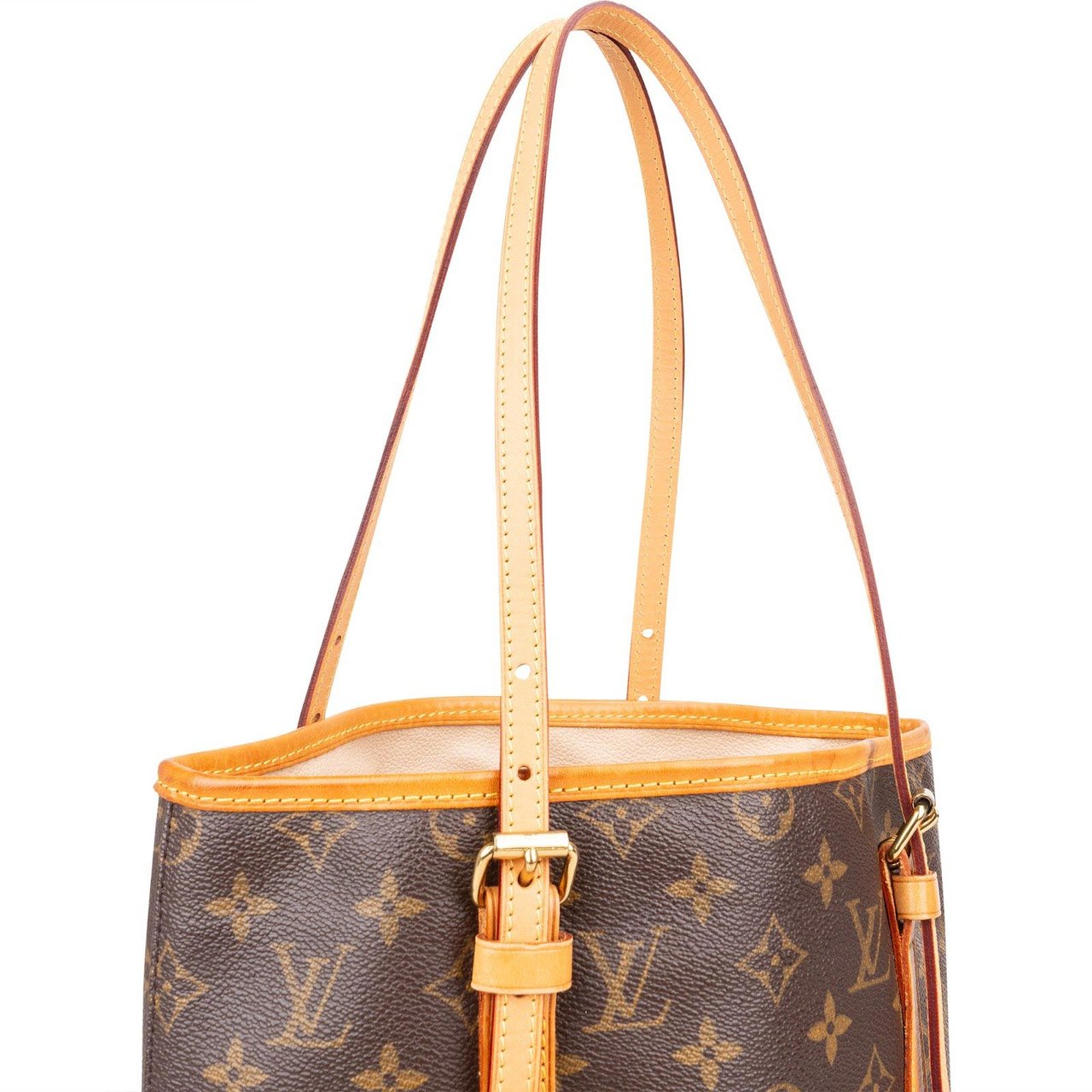 Louis Vuitton Louis Vuitton Monogram Canvas Bucket GM Shoulder Bag Bruin