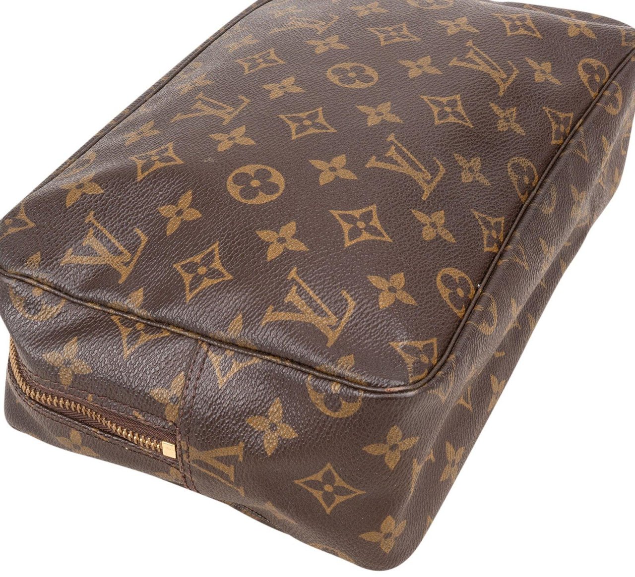 Louis Vuitton Louis Vuitton Monogram Canvas Trousse Toilette 27 Clutch Bruin