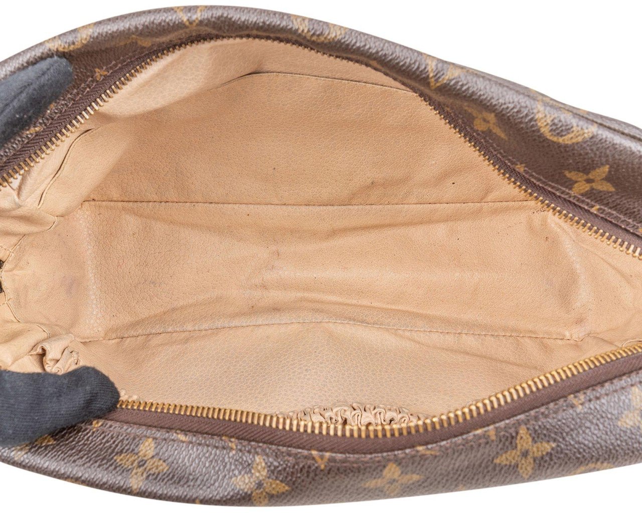 Louis Vuitton Louis Vuitton Monogram Canvas Trousse Toilette 27 Clutch Bruin