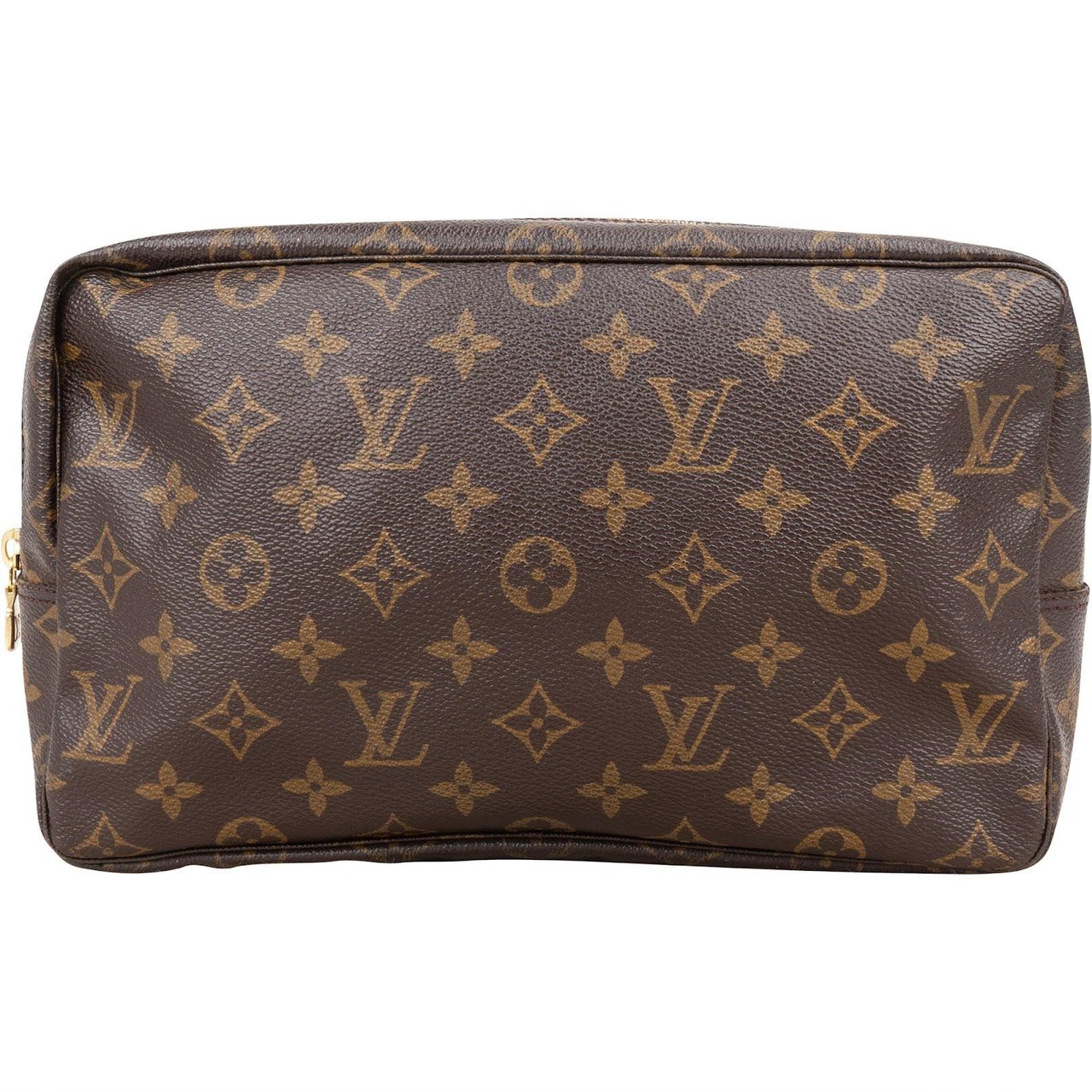 Louis Vuitton Louis Vuitton Monogram Canvas Trousse Toilette 27 Clutch Bruin