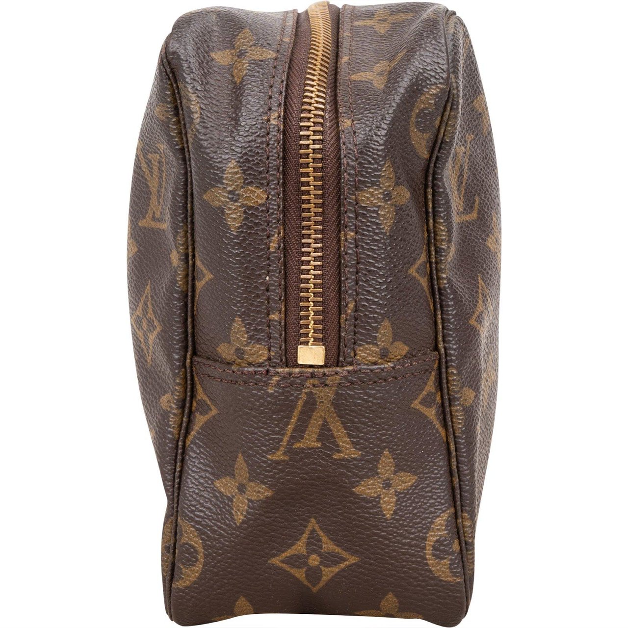 Louis Vuitton Louis Vuitton Monogram Canvas Trousse Toilette 27 Clutch Bruin