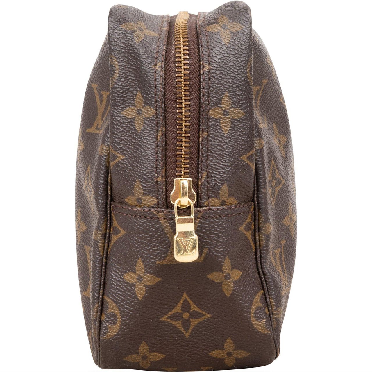 Louis Vuitton Louis Vuitton Monogram Canvas Trousse Toilette 27 Clutch Bruin