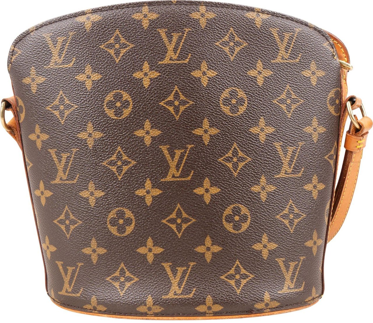 Louis Vuitton Louis Vuitton Monogram Canvas Drouot Crossbody Bag Bruin
