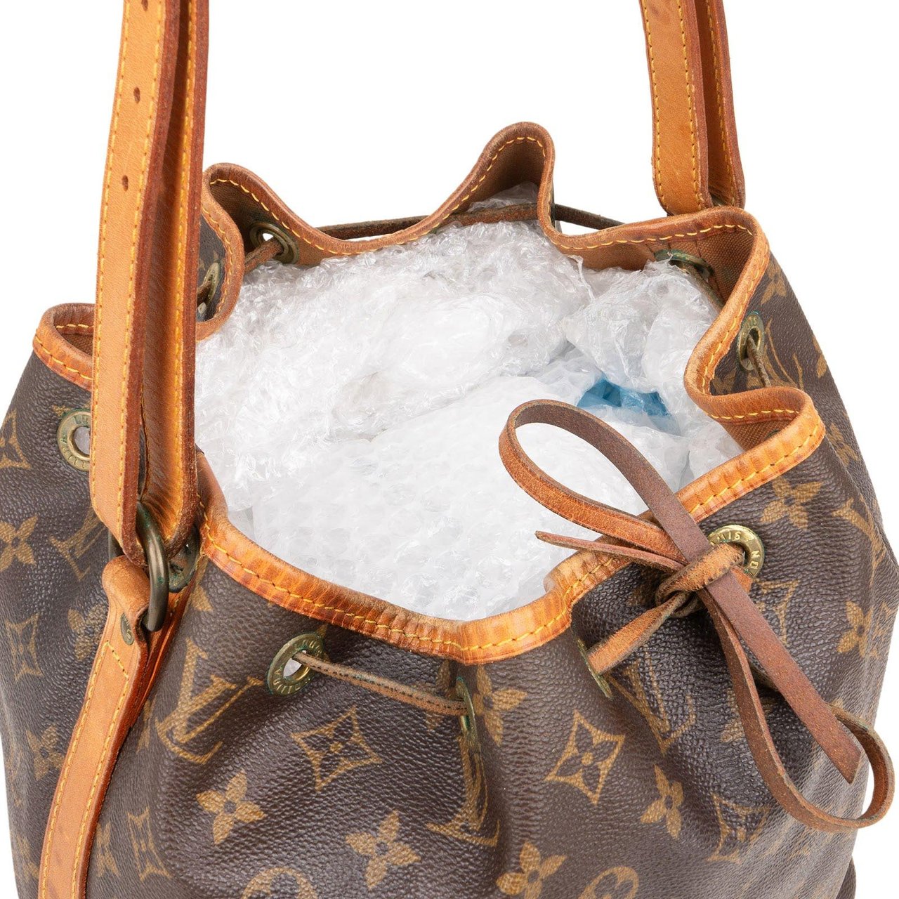 Louis Vuitton Louis Vuitton Monogram Canvas Sac Noé Petit Shoulder Bag Bruin