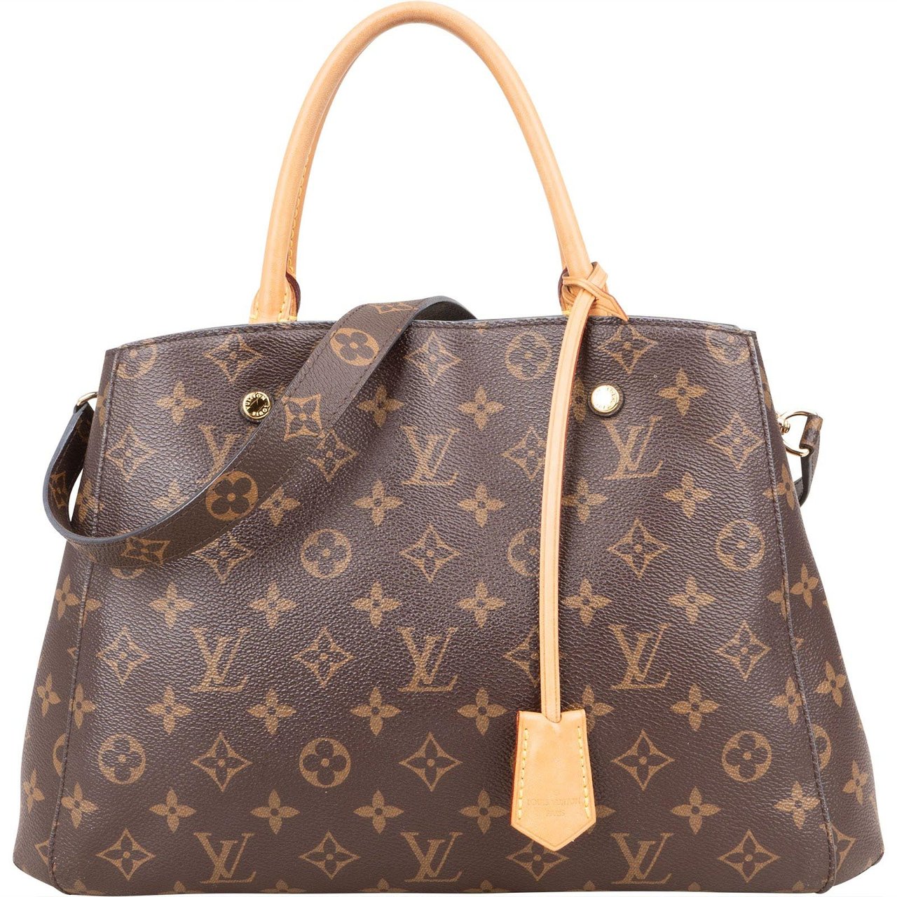 Louis Vuitton Louis Vuitton Monogram Canvas Montaigne MM Handbag Bruin