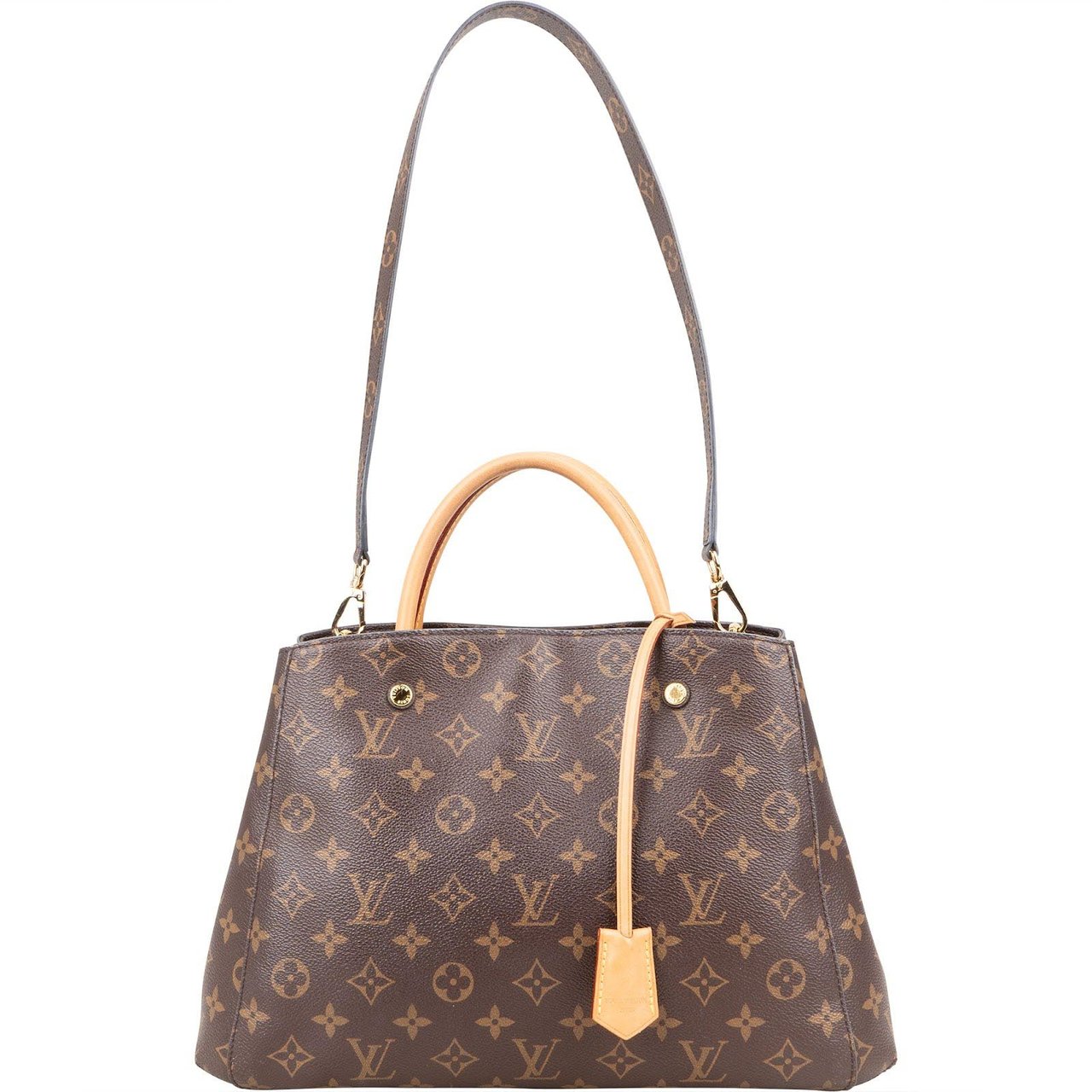 Louis Vuitton Louis Vuitton Monogram Canvas Montaigne MM Handbag Bruin