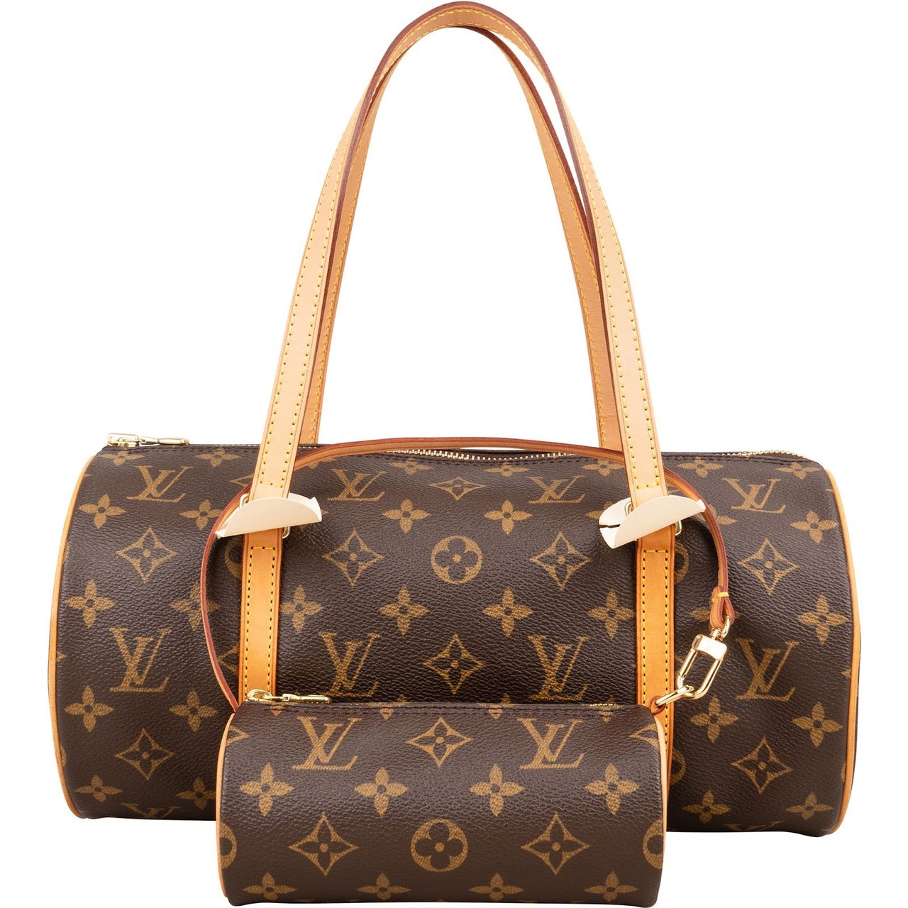 Louis Vuitton Louis Vuitton Monogram Canvas Papillon Set Shoulder Bag Bruin
