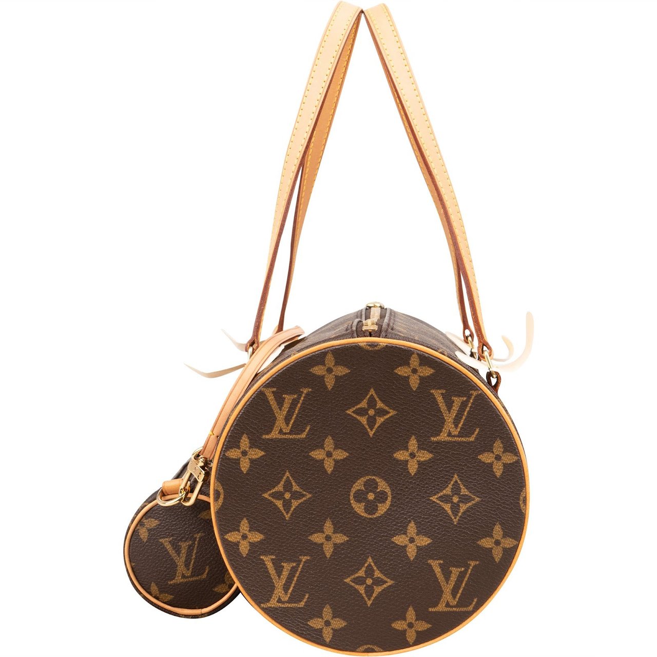 Louis Vuitton Louis Vuitton Monogram Canvas Papillon Set Shoulder Bag Bruin