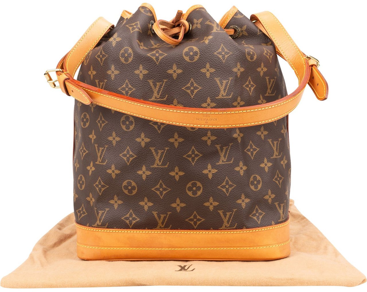Louis Vuitton Louis Vuitton Monogram Canvas Sac Noé Grande Shoulder Bag Bruin