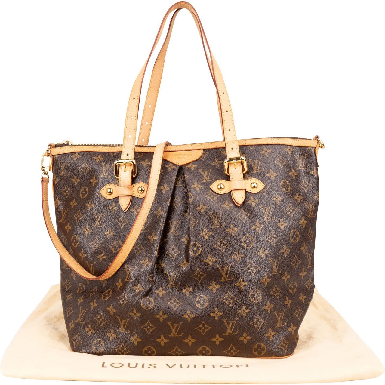 Louis Vuitton Louis Vuitton Monogram Canvas Palermo GM Shoulder Bag Bruin