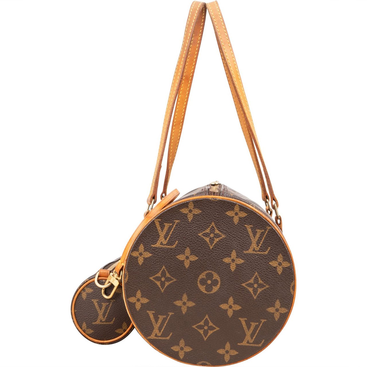 Louis Vuitton Louis Vuitton Monogram Canvas Papillon Set Shoulder Bag Bruin